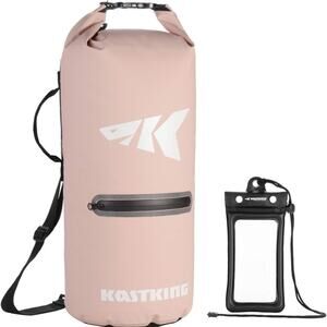 KastKing Cyclone Seal Dry Bag 10L Light Pink %100 Waterproof Durable 500D PVC